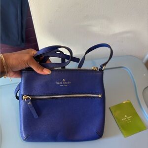 kate spade New York Cobalt Blue Crossbody Bag